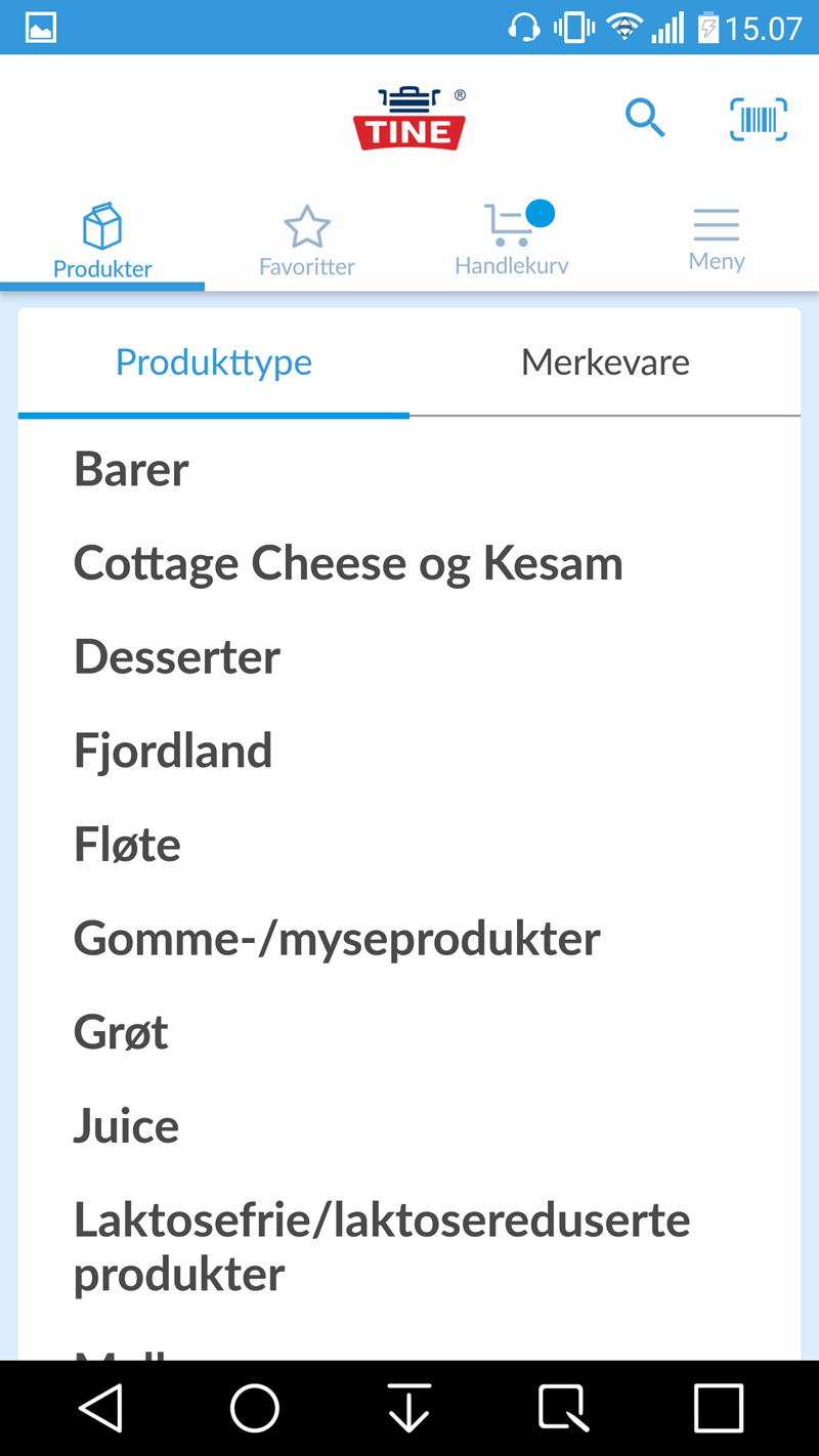 Produktsiden default