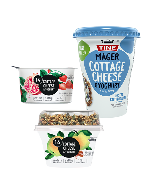 Tre stk CC og yoghurt