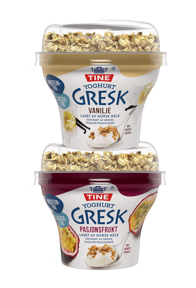 TINE Yoghurt Gresk med granola 2018