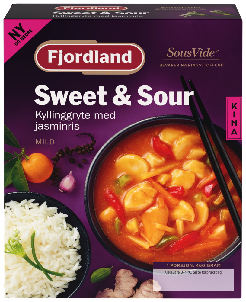 8744 Fjordland Sweet & sour 460 g