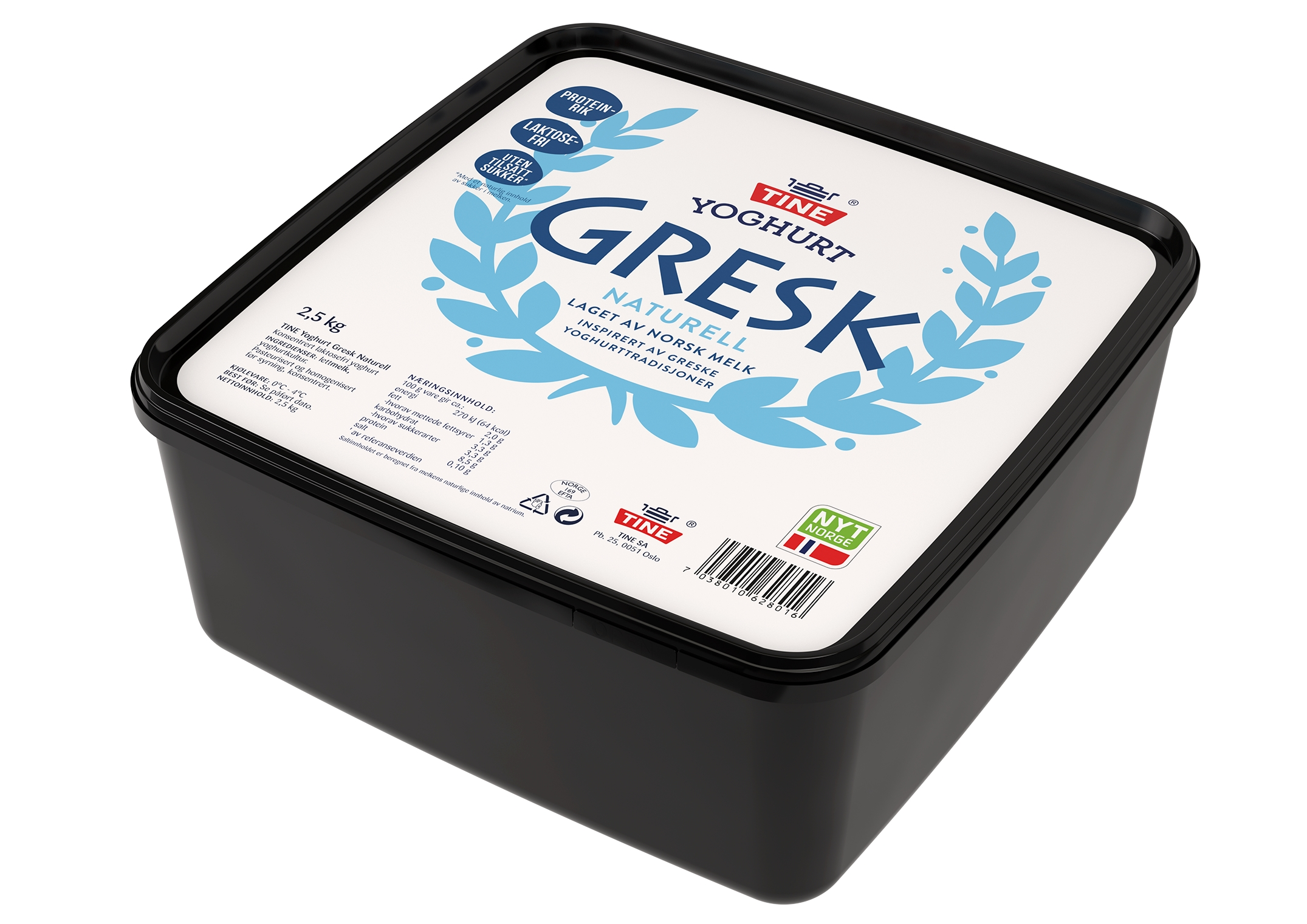 TINE Yoghurt Gresk Naturell 2,5 kg