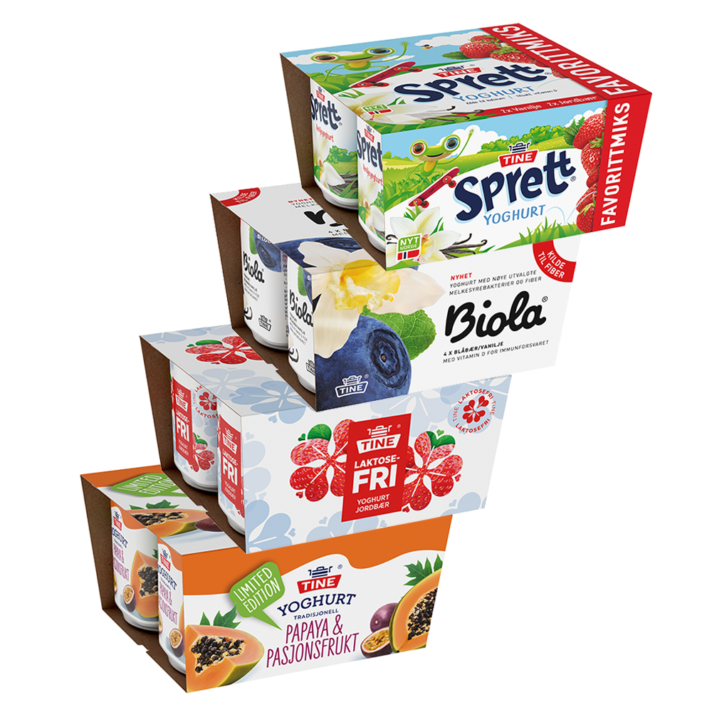 Yoghurt 4-pk L1-nyheter x 4