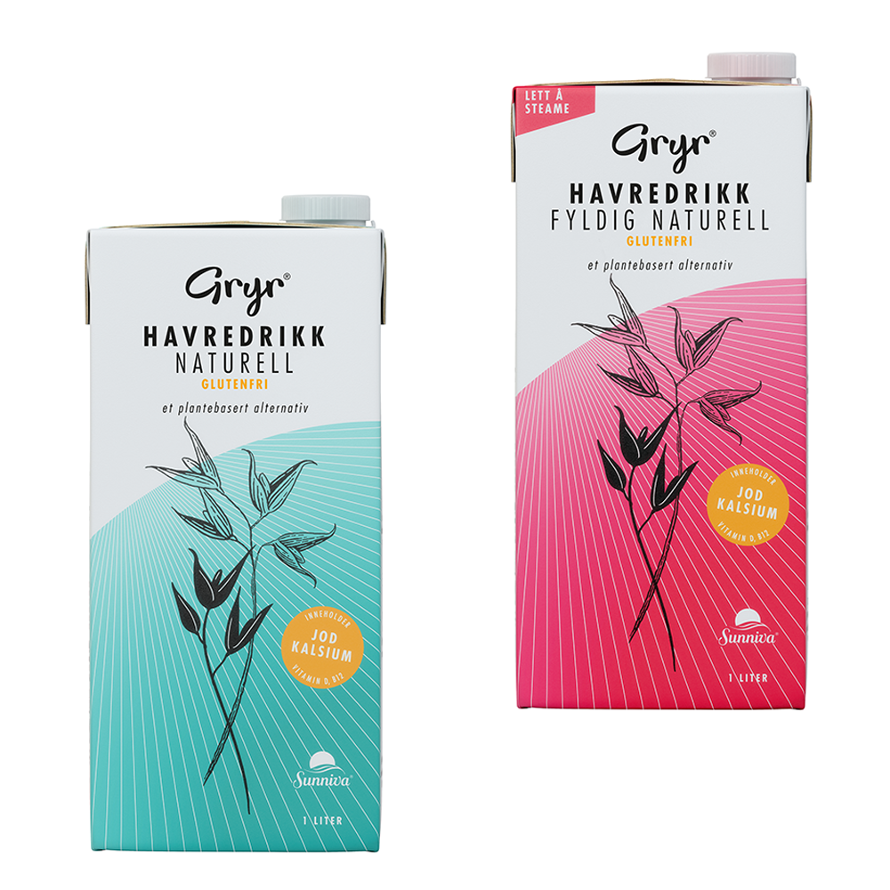 Gryr® Havredrikk 1 liter begge